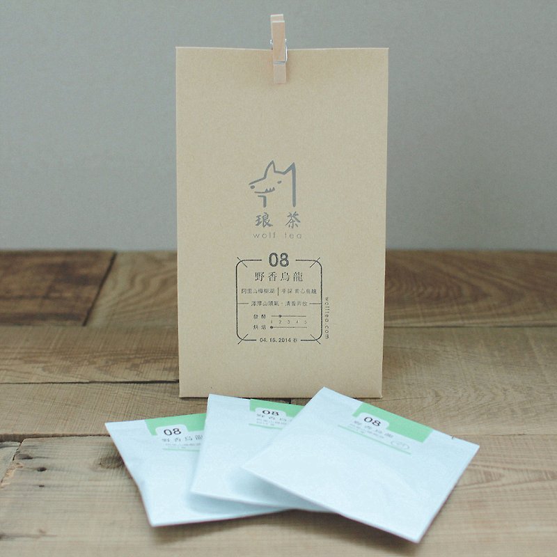 [Lang] 08 wild fragrant oolong tea / original sheet perspective tea bags / vigorous mountain air · fragrance unrestrained (Sold Out) - Tea - Fresh Ingredients Green