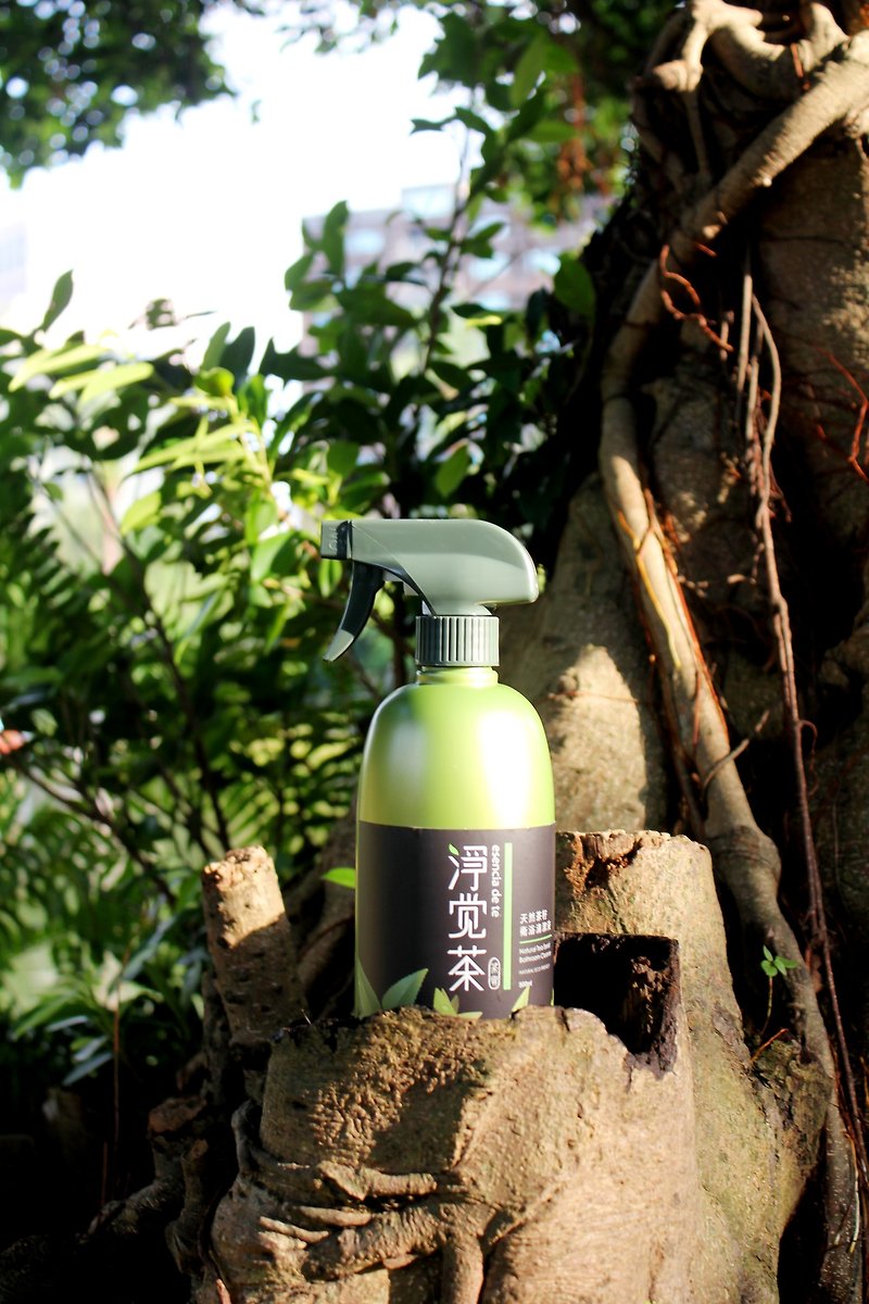 Chabao Jingjue Tea Natural Tea Seed Bathroom Cleaning Liquid 500ML - Nail Care - Plants & Flowers Green