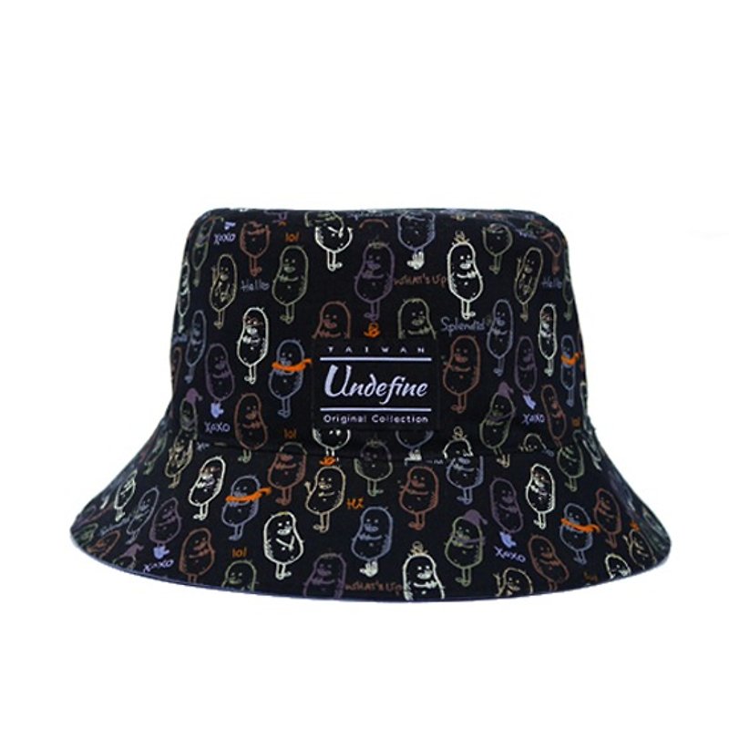 Mr. Ma Lingshu changing sided hat - Hats & Caps - Other Materials Black