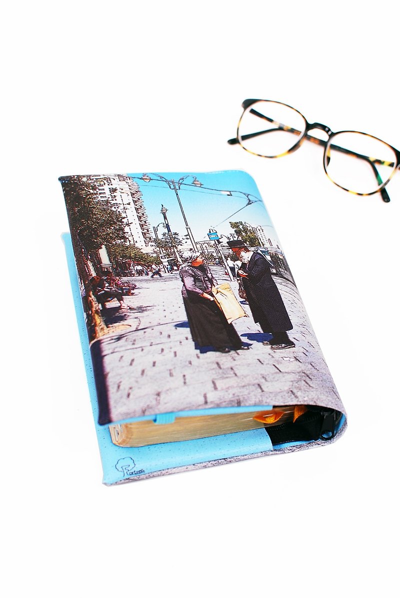 Jewish。Customed book cover - Book Covers - Waterproof Material Blue