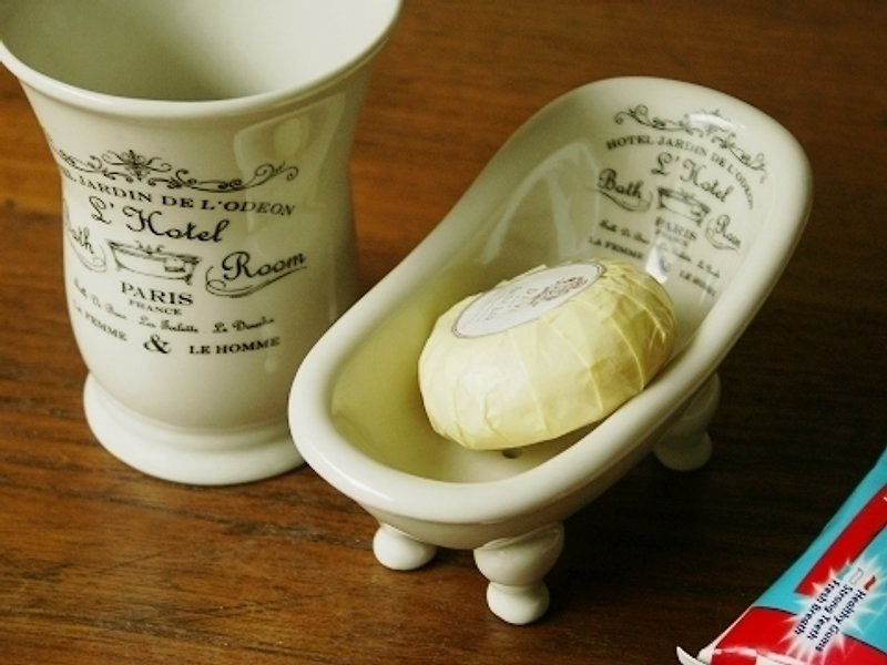優雅法國三星小旅館 浴缸造型皂盤 - 其他 - 其他材質 白色