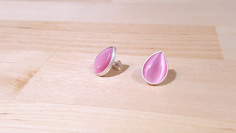 // // Drunk opal earrings - Earrings & Clip-ons - Other Metals Pink
