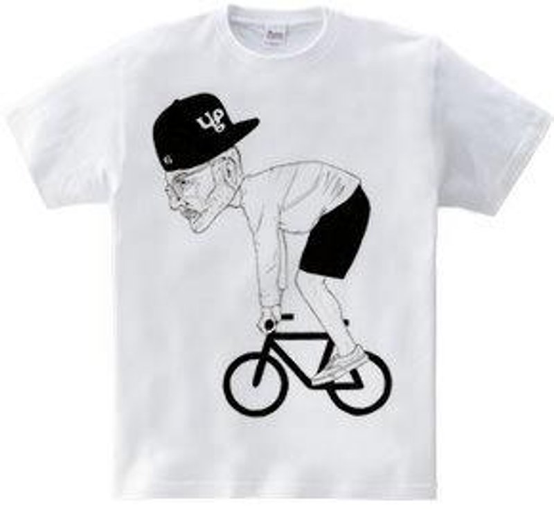 beard　bicycle（5.6oz） - 男 T 恤 - 其他材質 