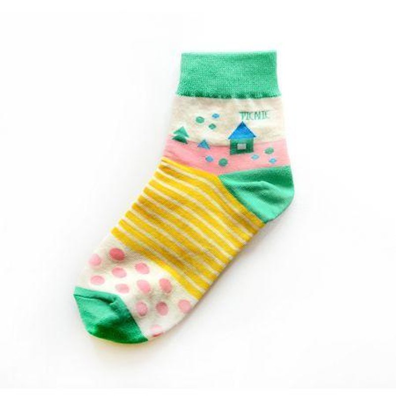 Jamstudio-openroom Playful Socks 21-picnic, JSD77998 - ถุงเท้า - วัสดุอื่นๆ หลากหลายสี