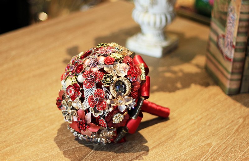 Jewelry Bouquet [All Jewelry Series] Red / Retro - อื่นๆ - วัสดุอื่นๆ สีแดง