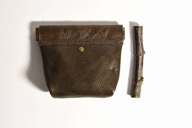 Leather Coin Purse (limited-edition) - Coin Purses - Genuine Leather Brown