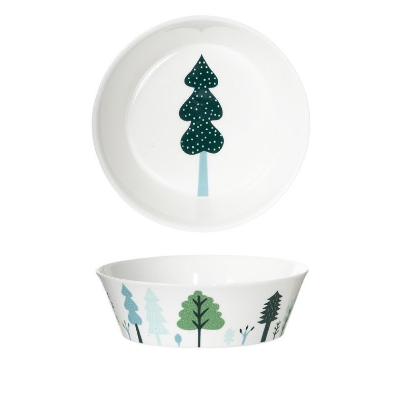 Forest 骨瓷餐碗-中 | Donna Wilson - 碗 - 瓷 白色