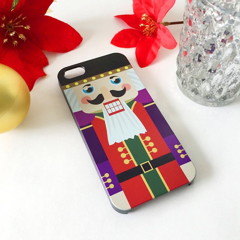 Christmas Series -Nutcracker Color 1 Print Soft / Hard Case for iPhone X,  iPhone 8,  iPhone 8 Plus,  iPhone 7 case, iPhone 7 Plus case, iPhone 6/6S, iPhone 6/6S Plus, Samsung Galaxy Note 7 case, Note 5 case, S7 Edge case, S7 case - Phone Cases - Plastic 