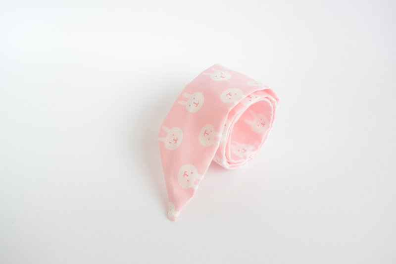 リボン - Xiao ホワイト Rabbit - ヘアアクセサリー - 紙 ピンク