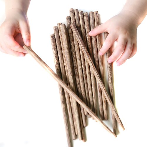 木入三分 兒童筷 雞翅木筷(12雙入)
