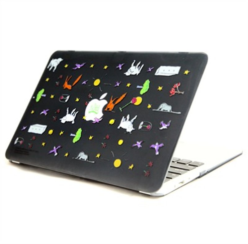 Little Prince Authorized Series - Little Prince Park/Black-MacbookPro/Air13吋-AA02 - Tablet & Laptop Cases - Plastic Multicolor