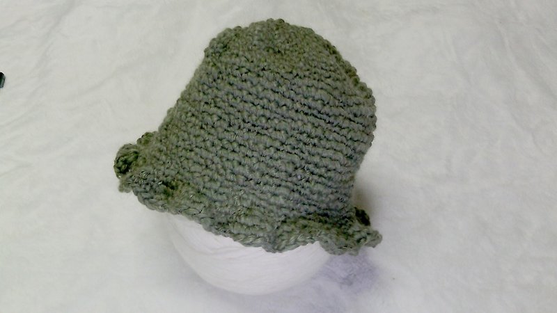 Lotus leaf hat - หมวก - วัสดุอื่นๆ สีเขียว