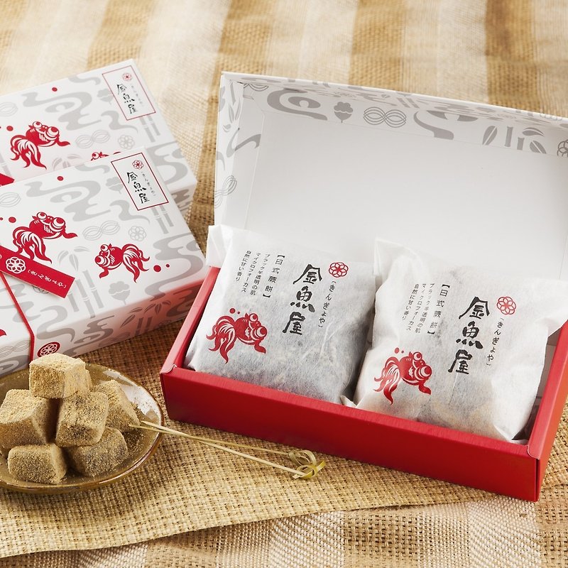 [Goldfish house kingyoya] combination fern cake gift box (3 kinds of taste synthesis) - เค้กและของหวาน - อาหารสด สีแดง