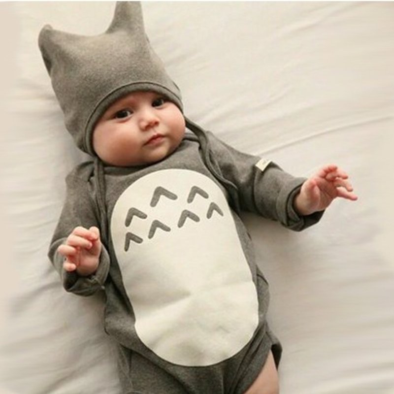 [Korea made] Mi Star MiniDressing- Totoro package fart clothing cotton children / long-sleeved models (including the ear cap) - Other - Cotton & Hemp Multicolor