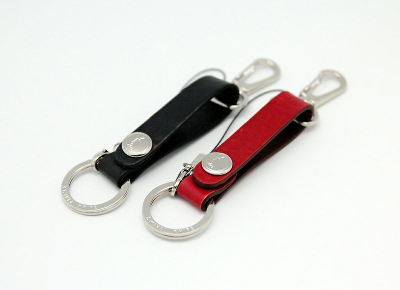Dual purpose leather key ring - Other - Genuine Leather 