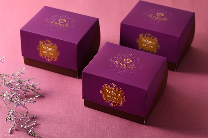 【Te'Amo 紅茶專賣店】茶包盒系列 - 錫蘭‧烏瓦 Uva (20入) - 茶葉/漢方茶/水果茶 - 其他材質 紫色