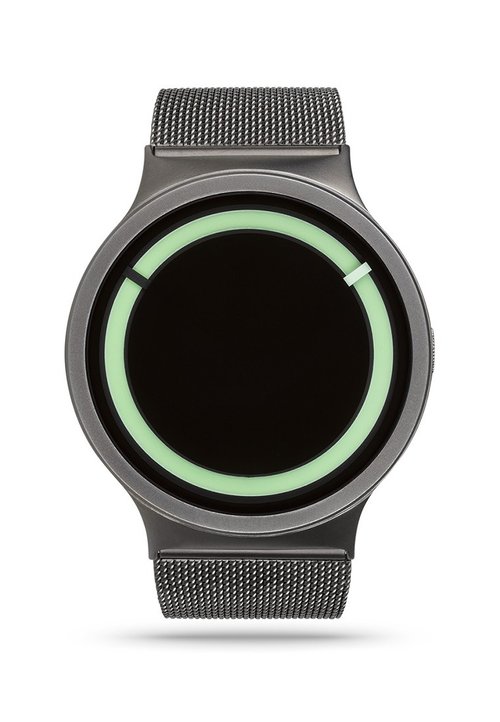 ZIIIRO Watches <夜光>宇宙日食系列腕錶 ECLIPSE Steel(青銅/薄荷綠 , Gunmetal/Mint))