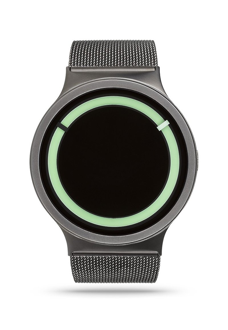 <夜光>宇宙日食系列腕錶 ECLIPSE Steel(青銅/薄荷綠 , Gunmetal/Mint)) - 女裝錶 - 其他金屬 灰色