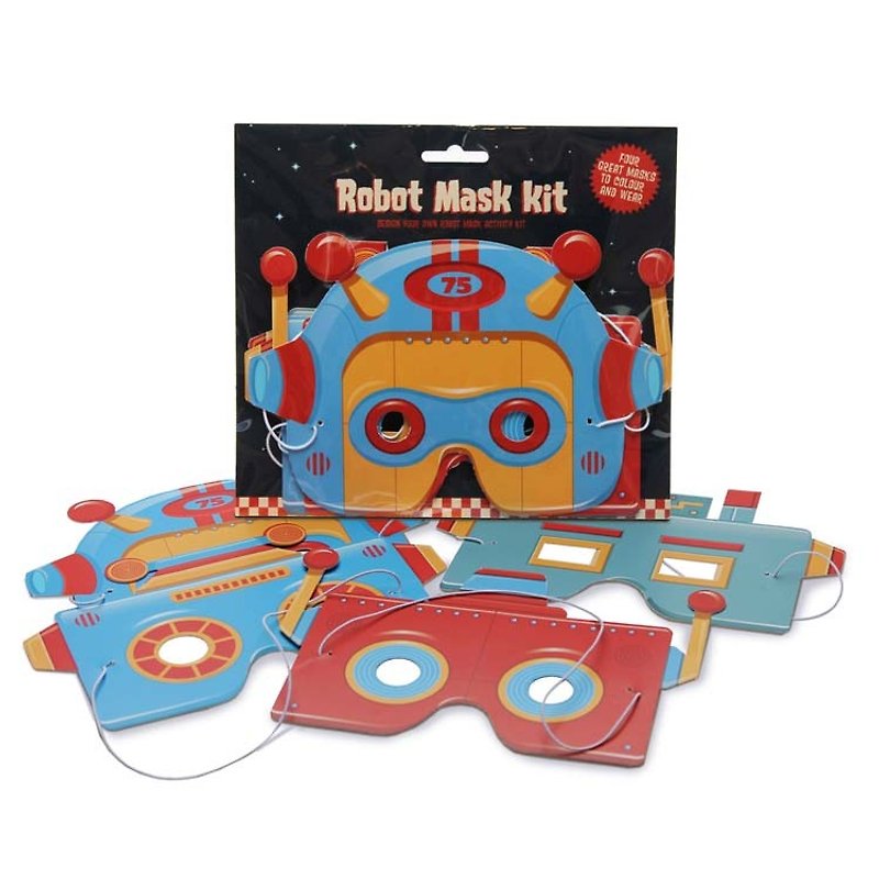 Christmas ► British Clockwork Clockwork Solider small hand-made toy soldiers - Robot mask group - ของเล่นเด็ก - กระดาษ หลากหลายสี
