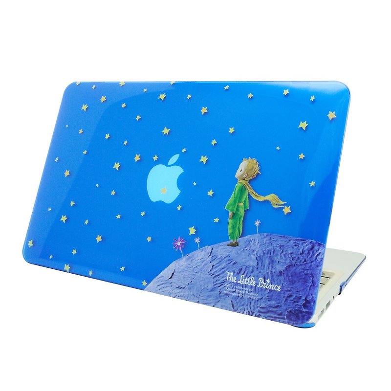 小王子電影版授權系列-【星願】<Macbook Pro/Air 13吋 專用>水晶殼 - 平板/電腦保護殼/保護貼 - 塑膠 藍色