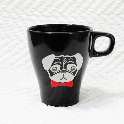 NINKYPUP [反光貼紙] 巴哥 Pug 4.6*5.4 cm