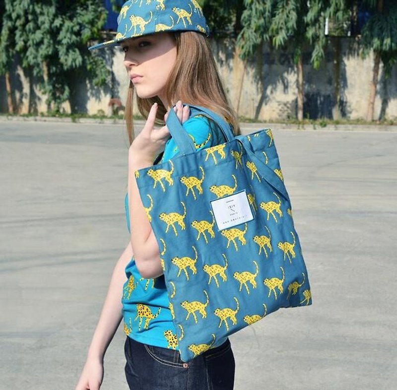 單肩包 購物袋 YIZISTORE印花包包 - 側背包/斜背包 - 其他材質 
