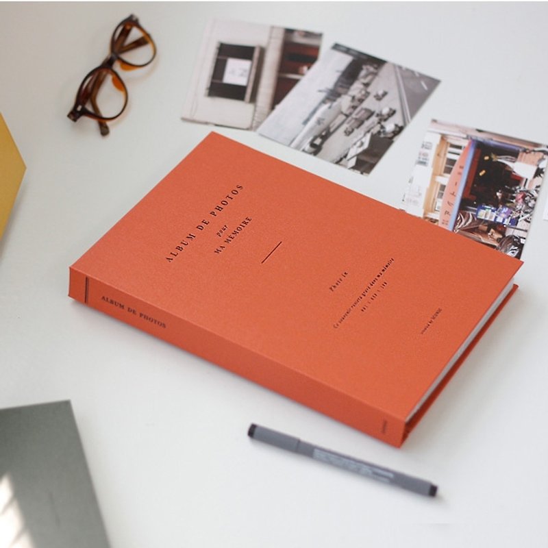 Iconic Collection Time 4X6 Phase (100 photos) - Classic Orange, ICO99897 - Photo Albums & Books - Paper Orange