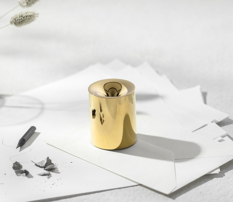 FUNNO -Pencil Sharpener& Paper Weight.  Gold - Other - Other Metals Gold