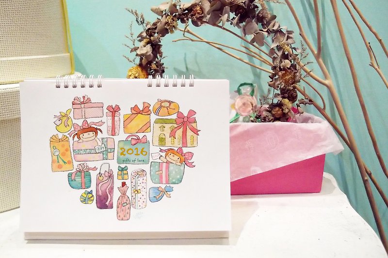 Small mushrooms 2016 desk calendar [gift of love] - Calendars - Paper 