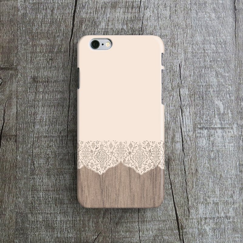 Romantic Lace - Designer iPhone Case. Pattern iPhone Case. One Little Forest - เคส/ซองมือถือ - พลาสติก สึชมพู