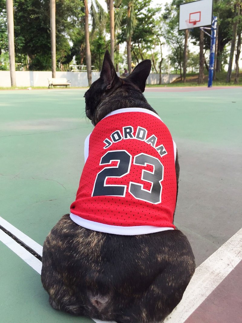 Red back number jersey (this is a customized product not in stock - Clothing & Accessories - Cotton & Hemp Multicolor