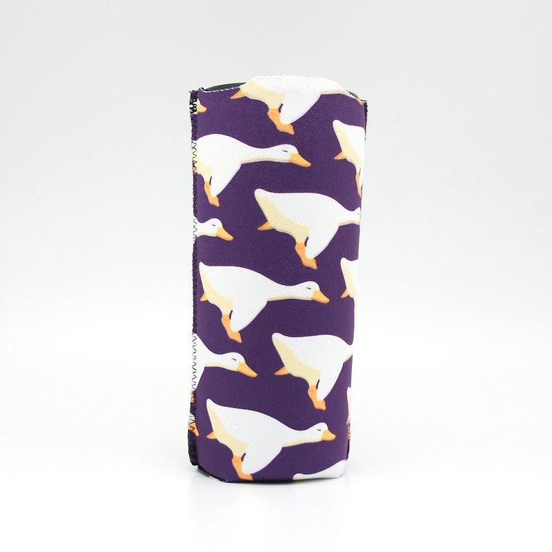 BLR 我的 隨行杯套 保溫瓶 保護套 星巴克 紫色鵝 設計師款  MY BOTTLE - 杯袋/飲料提袋 - 其他材質 紫色