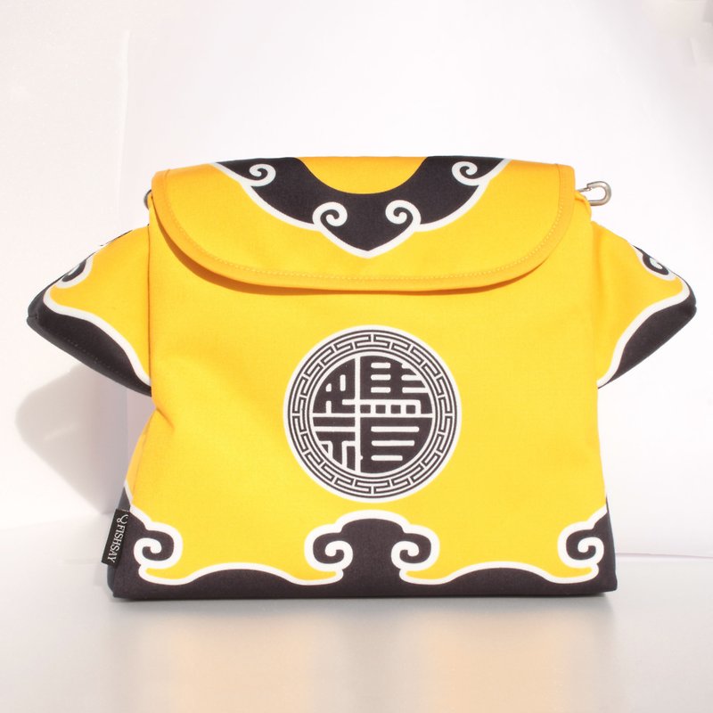 媽祖包 (黃) - 側背包/斜孭袋 - 其他材質 黃色