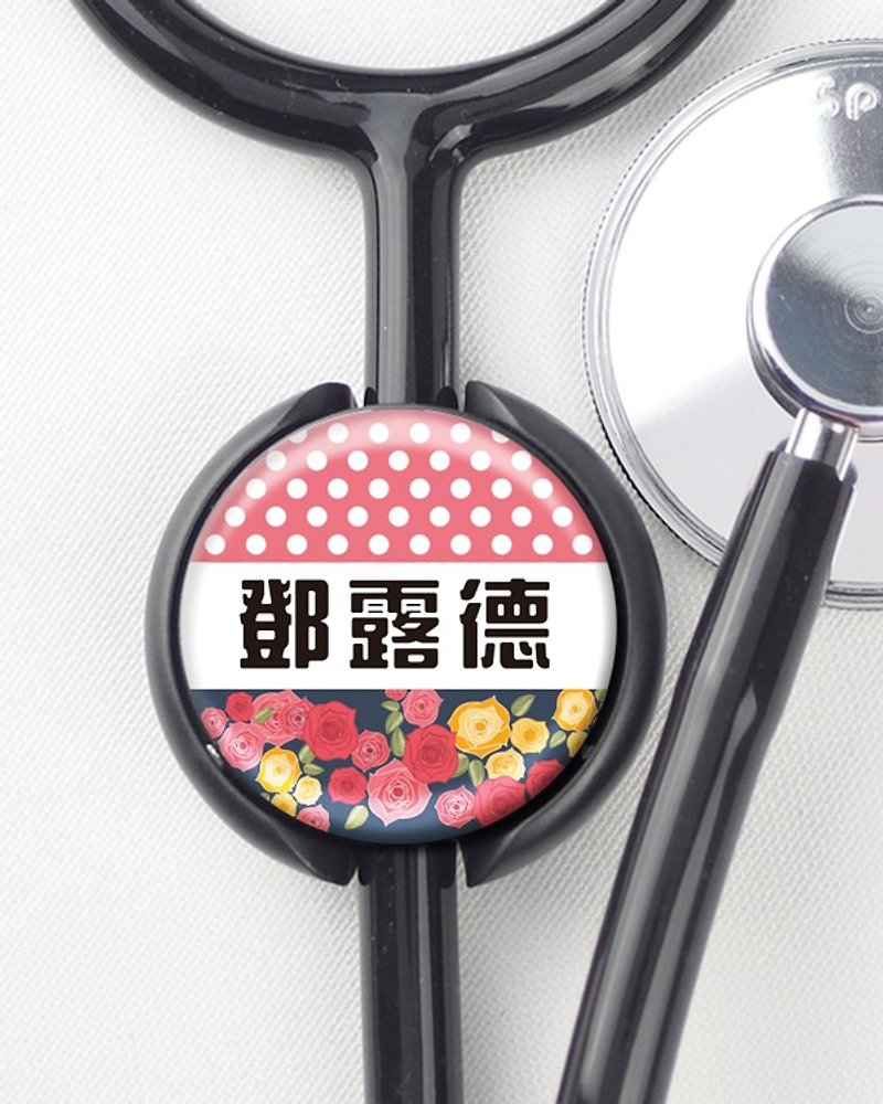 Stethoscope Identification Card No. 8-Identification Card/Strap/Accessories【Special U Design】 - ID & Badge Holders - Plastic Pink