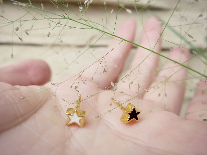 Mini Star Versatile Geometric Small Earrings Christmas Gift Cute Earrings Birthday Gift - Earrings & Clip-ons - Enamel 