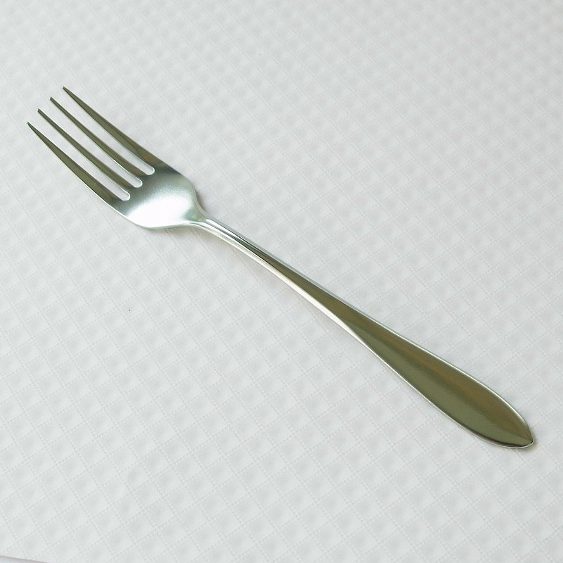 [Made in Japan Horie] Titanium Love Earth Series-Pure Titanium Antibacterial ECO Fork (Titanium Silver) - Cutlery & Flatware - Other Metals Silver