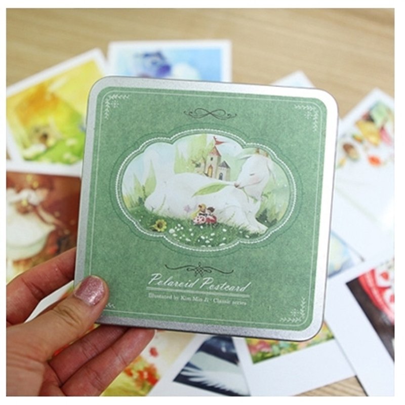 Dessin x Indigo- Polaroid postcard group - Castle, IDG76168 - Cards & Postcards - Paper Green
