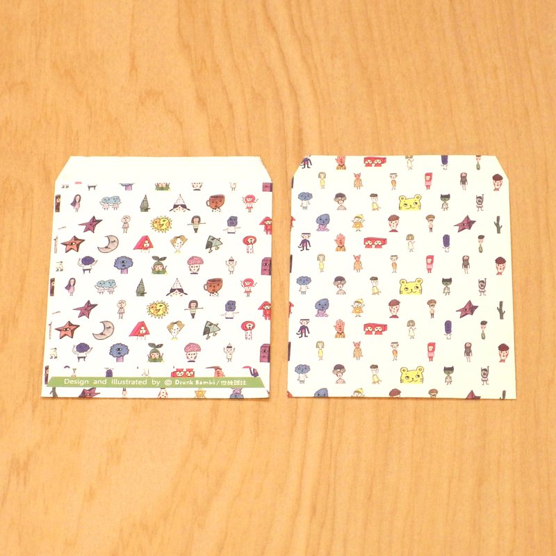 Bambi little tipsy envelopes into a pack 10 - Other - Paper Multicolor