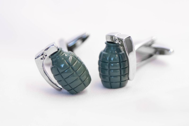 Grenade cufflinks - Cuff Links - Other Metals 