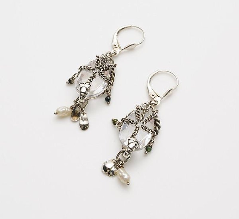 CP4 - Earrings & Clip-ons - Other Metals Gray