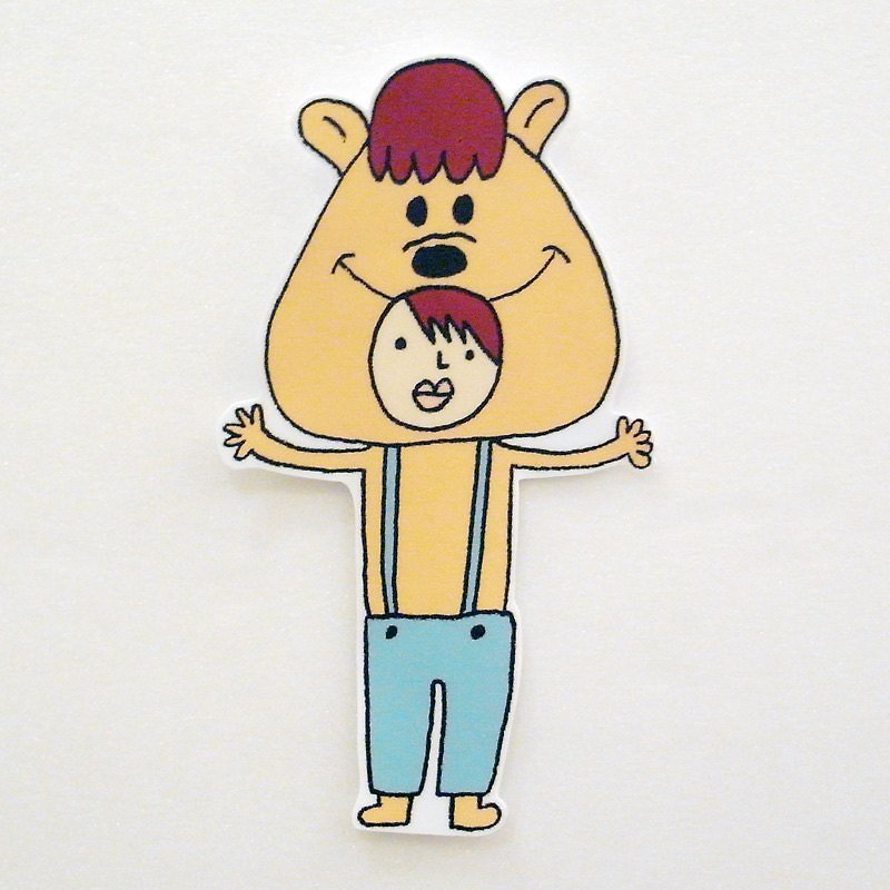 熊熊大貼紙 - Stickers - Paper Khaki