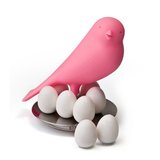 Special Offer - QUALY Bird Eggs - Magnet (Pink) The outer box is dirty and damaged. The product is brand new.
