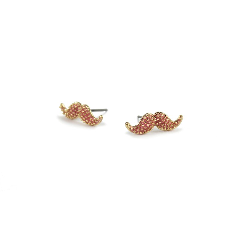 Bibi Fun Selection Series - Macaron-stained beard - Stainless steel earrings - Earrings & Clip-ons - Stainless Steel 