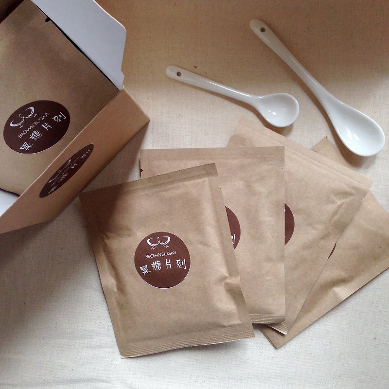【黑糖片刻】 盒平大地 隨身包手工黑糖 | 原味 (粉粒) - 蛋糕/甜點 - 新鮮食材 咖啡色