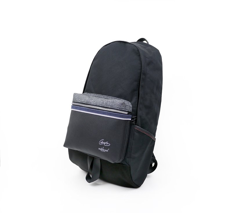 Matchwood 2016 Matchwood 2016 Culture Infantry Limited Co-pack Backpack Black Leather Bag Travel Bag Exclusive Selling - Backpacks - Other Materials Black