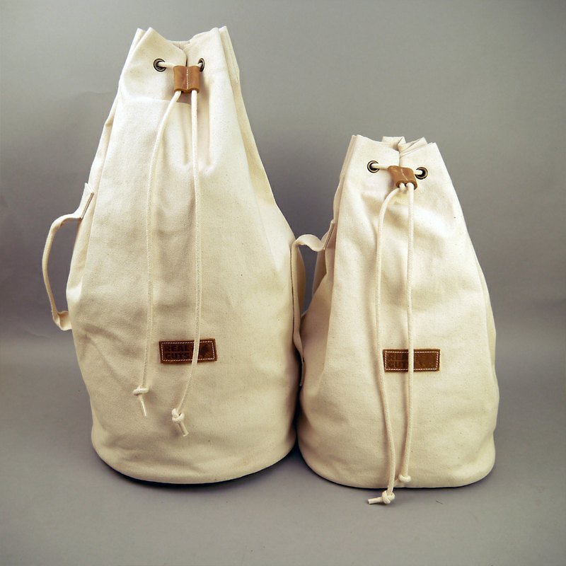 KANO-1931 classic engraved limited edition backpack [courage] ● Fixing Limited Toys (large) - กระเป๋าแมสเซนเจอร์ - วัสดุอื่นๆ ขาว