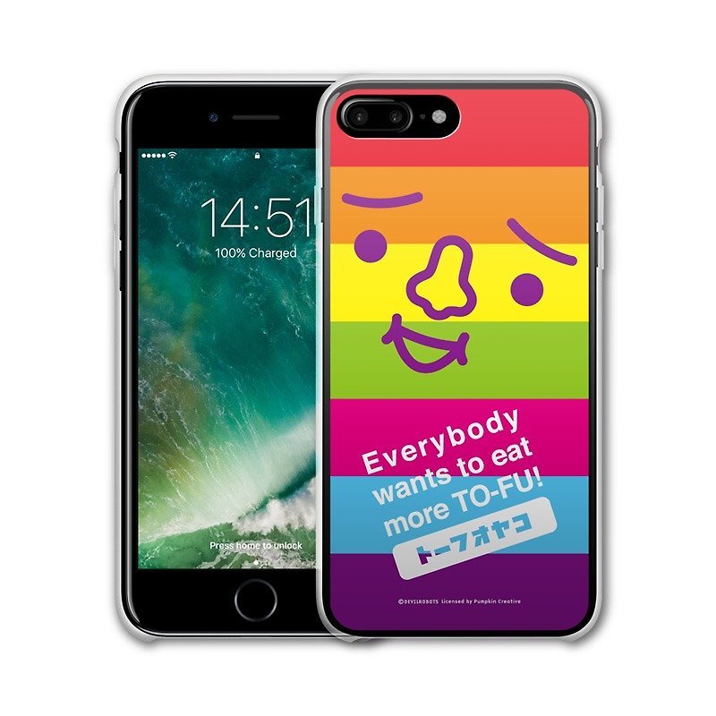 AppleWork iPhone 6/7/8 Plus 原創保護殼 - 親子豆腐 PSIP-339 - 手機殼/手機套 - 塑膠 多色