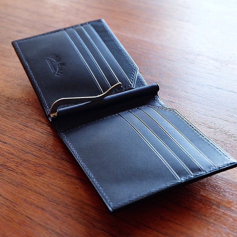 Mildy Hands - Money Clip 02 - Money Clip (4 Card, 6 Card, 8 Card) - Wallets - Genuine Leather Black