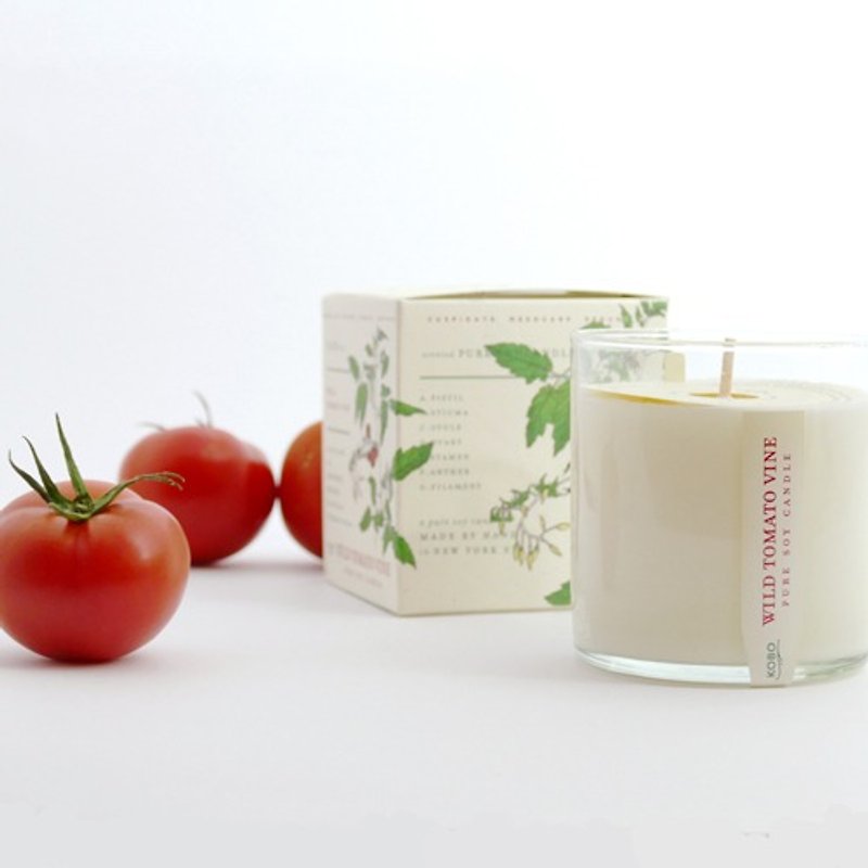 [KOBO] American Soy Essential Oil Candle - Vine Tomato (280g/combustible 60hr) - Candles & Candle Holders - Wax Red