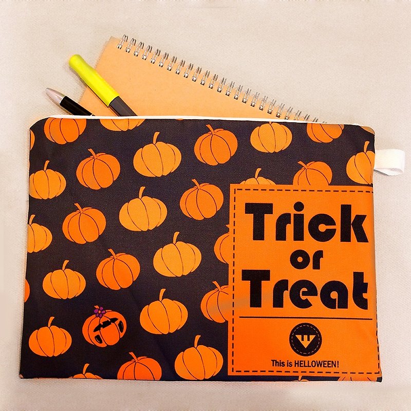 [Pumkin Party] pumpkin party paper bags - Folders & Binders - Other Materials Black